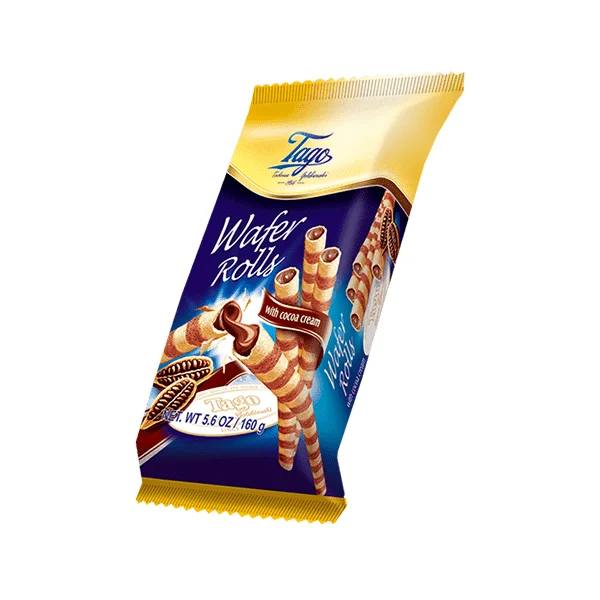 TAGO COCOA WAFER ROLLS 160G (UNIT)