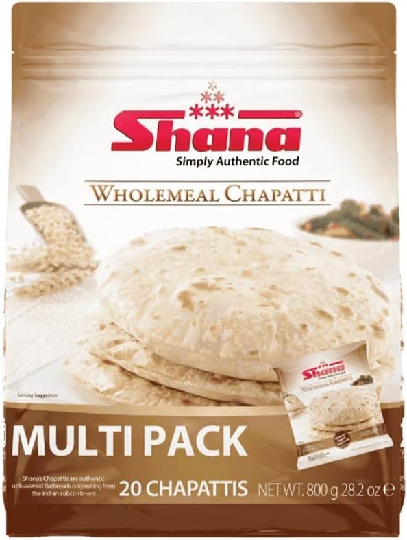SHANA CHAPATI WHOLEMEAL FAMILY 20PCSX40GM (UNIT)